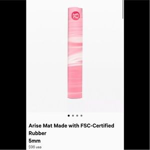 Lululemon Arise Mat with FSC-Certified Rubber 5mm